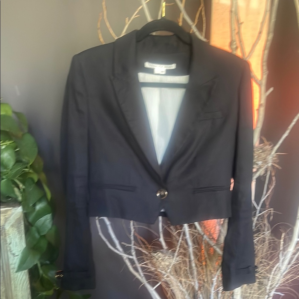 Veronica Beard Black Cropped Blazer